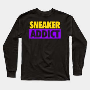 Sneaker Addict Lakers Long Sleeve T-Shirt